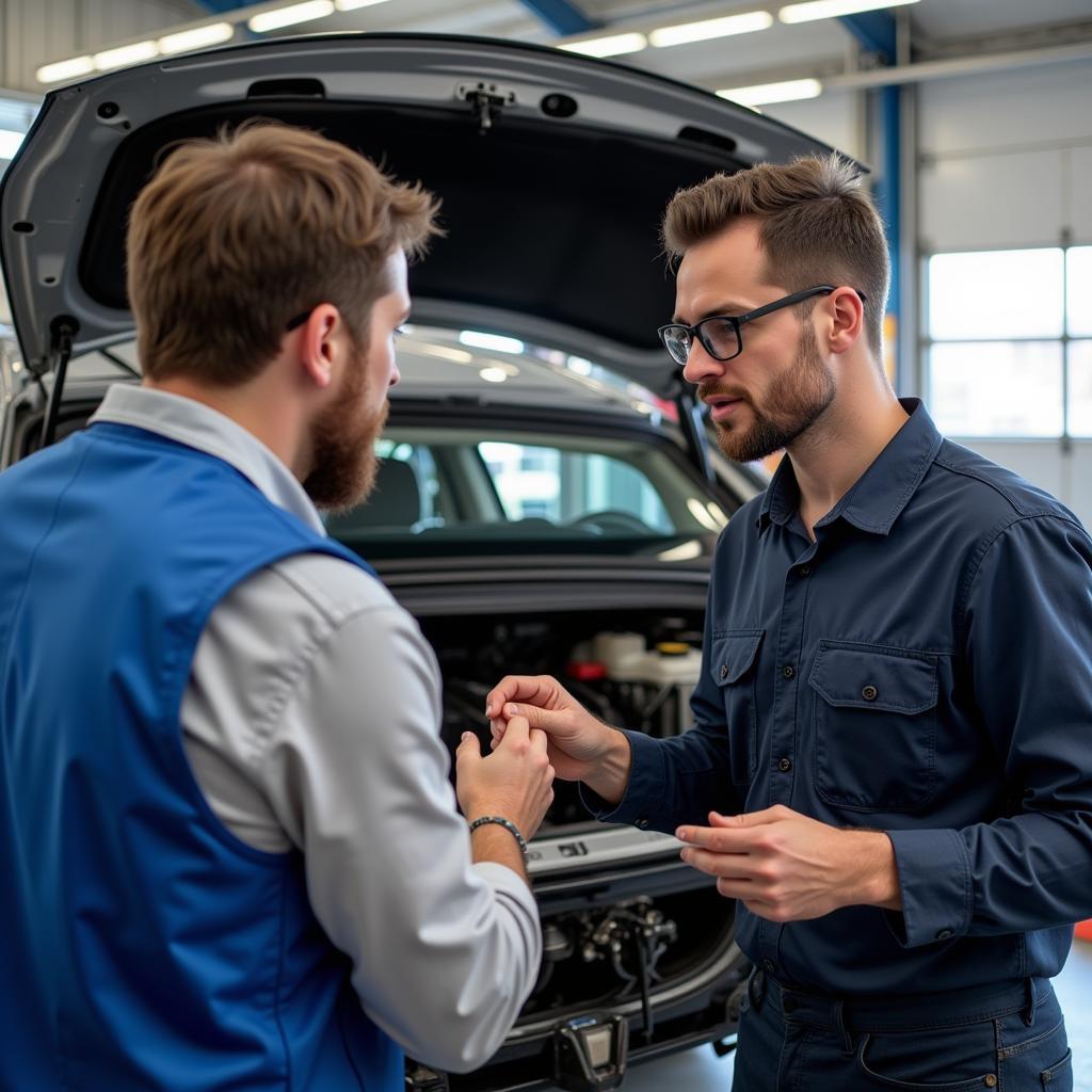 Chuẩn bị Phụ tùng - Chuẩn bị các phụ tùng cần thiết với sự đồng ý của khách hàng